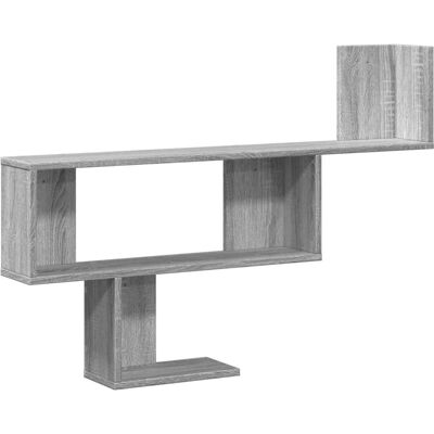 vidaXL Wandregal Grau Sonoma 100x15x70 cm Spanplatte - Wandregal vidaXL Wandregal Grau Sonoma 100x15x70 cm Spanplatte - Wandregal