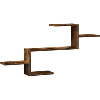 vidaXL Wandregal Räuchereiche - 104x15x49 cm - Wandregal vidaXL Wandregal Räuchereiche - 104x15x49 cm - Wandregal