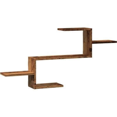 Étagère murale vidaXL Bois ancien 104x15x49 cm - Étagère - Publicité Étagère murale vidaXL Bois ancien 104x15x49 cm - Étagère - Publicité