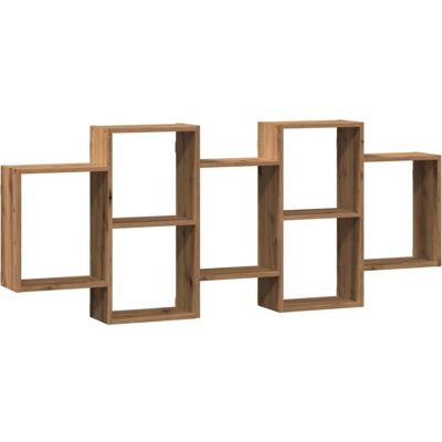 vidaXL Eiken wandplank 159x18x65 cm - Wandopslag vidaXL Eiken wandplank 159x18x65 cm - Wandopslag