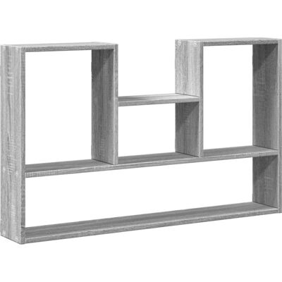 vidaXL Graues Sonoma Wandregal - 99x15x60 cm Engineered Holz - Wandregal vidaXL Graues Sonoma Wandregal - 99x15x60 cm Engineered Holz - Wandregal