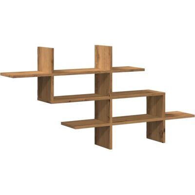 vidaXL Wandregal Artisan Eiche 124,5x18x60,5 cm - Wandregal vidaXL Wandregal Artisan Eiche 124,5x18x60,5 cm - Wandregal