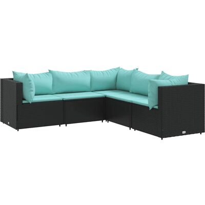 VidaXL Gartenmöbel-Set - Langlebiger Kunststoffrattan, Stahlrahmen, Modulares Design VidaXL Gartenmöbel-Set - Langlebiger Kunststoffrattan, Stahlrahmen, Modulares Design