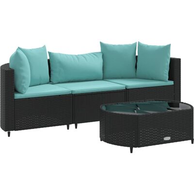VidaXL Gartenmöbel-Set - Langlebiges Poly Rattan - Lounge VidaXL Gartenmöbel-Set - Langlebiges Poly Rattan - Lounge