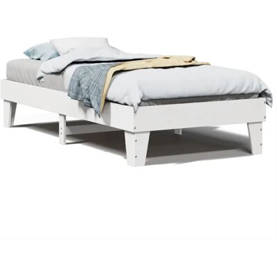 vidaXL Bettgestell Weiß 90x190 cm - Bettgestell vidaXL Bettgestell Weiß 90x190 cm - Bettgestell