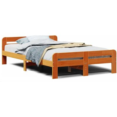 vidaXL Sänkykehys - Massiivipuun Mänty - 135x190 cm vidaXL Sänkykehys - Massiivipuun Mänty - 135x190 cm