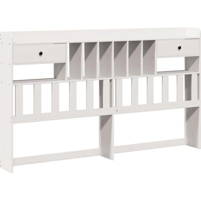 vidaXL Kopfteil mit Stauraum Weiß 180 cm - Kopfteil vidaXL Kopfteil mit Stauraum Weiß 180 cm - Kopfteil