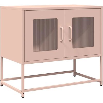 vidaXL Rosa 68x39x60,5 cm Stahl TV-Schrank - TV-Bank vidaXL Rosa 68x39x60,5 cm Stahl TV-Schrank - TV-Bank