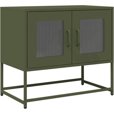 vidaXL TV-Schrank Olivgrün - 68x39x60,5 cm Kaltgewalzter Stahl - TV-Aufbewahrung vidaXL TV-Schrank Olivgrün - 68x39x60,5 cm Kaltgewalzter Stahl - TV-Aufbewahrung