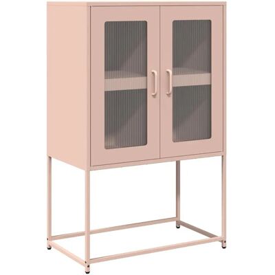 vidaXL Pinkki teräshuonekalut 68x39x107 cm - Säilytys vidaXL Pinkki teräshuonekalut 68x39x107 cm - Säilytys