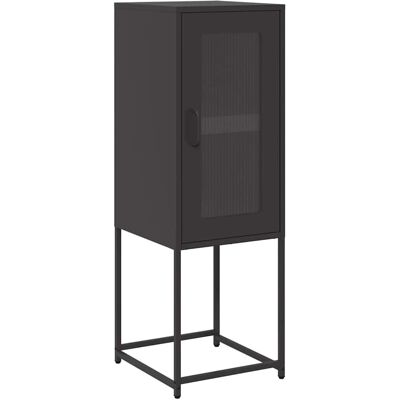vidaXL Sort stål skab - 36x39x107 cm Opbevaringsskab vidaXL Sort stål skab - 36x39x107 cm Opbevaringsskab