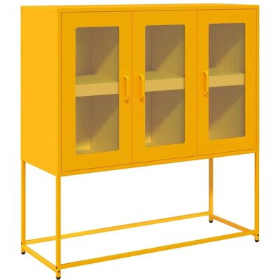 vidaXL 853407 Aparador Amarillo Mostaza - Sideboard vidaXL 853407 Aparador Amarillo Mostaza - Sideboard