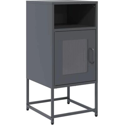 vidaXL Model 5006 Antraciet Stalen Dressoir - Woonkamermeubel vidaXL Model 5006 Antraciet Stalen Dressoir - Woonkamermeubel