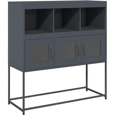 vidaXL Sideboard Anthrazit - Stahl Aufbewahrung vidaXL Sideboard Anthrazit - Stahl Aufbewahrung