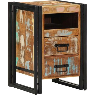 vidaXL Nachttisch - Massivholz Altholz - 40x40x59 cm vidaXL Nachttisch - Massivholz Altholz - 40x40x59 cm