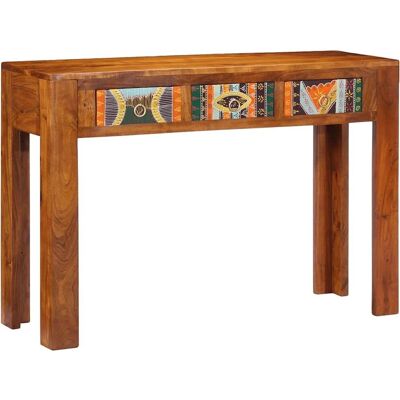 vidaXL Konsolentisch 110x35x75 cm Massivholz Akazie Braun - Konsolentisch vidaXL Konsolentisch 110x35x75 cm Massivholz Akazie Braun - Konsolentisch