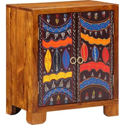 vidaXL Sideboard Mehrfarbig 50x35x60 cm Massivholz Akazie Mehrfarbig - Sideboard vidaXL Sideboard Mehrfarbig 50x35x60 cm Massivholz Akazie Mehrfarbig - Sideboard