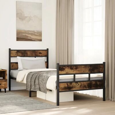 vidaXL Metallipeta Räikkölehti 90x200 cm - Sänkykehys ilman Patjaa vidaXL Metallipeta Räikkölehti 90x200 cm - Sänkykehys ilman Patjaa