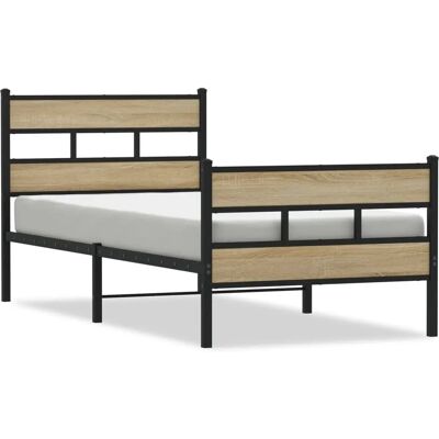 vidaXL Metallbettgestell 75x190 cm - Bettgestell vidaXL Metallbettgestell 75x190 cm - Bettgestell
