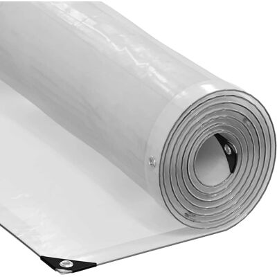 vidaXL Tarp Transparent - 3x5m En Polyéthylène Résistant à l'Eau avec Œillets vidaXL Tarp Transparent - 3x5m En Polyéthylène Résistant à l'Eau avec Œillets