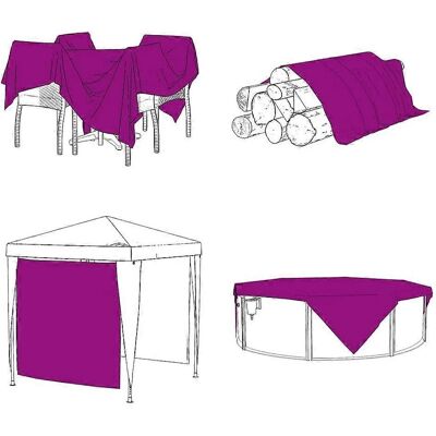 vidaXL Modell 3x4m Klare wasserdichte Plane - Plane vidaXL Modell 3x4m Klare wasserdichte Plane - Plane