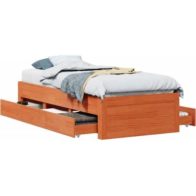 vidaXL 3308827 Bettgestell - Holz, Unterstützung, Stauraum vidaXL 3308827 Bettgestell - Holz, Unterstützung, Stauraum