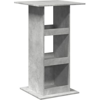 vidaXL Bar Table with Storage - Concrete Grey - 60x60x102 cm - Pub Bistro Table vidaXL Bar Table with Storage - Concrete Grey - 60x60x102 cm - Pub Bistro Table