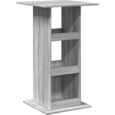 vidaXL Grauer Sonoma Bartisch mit Stauraum - Küche/Esszimmer vidaXL Grauer Sonoma Bartisch mit Stauraum - Küche/Esszimmer