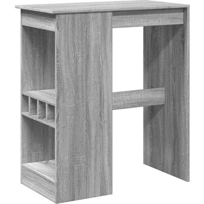 vidaXL Küchen-/Esszimmertisch - Grau Sonoma - Langlebiges Holzwerkstoff vidaXL Küchen-/Esszimmertisch - Grau Sonoma - Langlebiges Holzwerkstoff