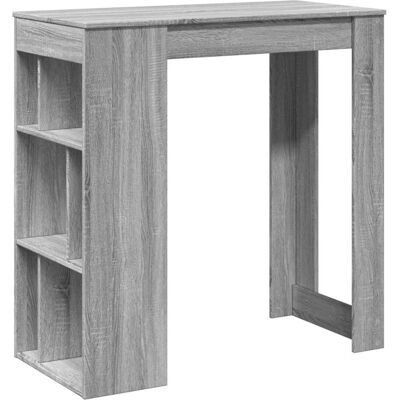 vidaXL 102x50x103,5 cm Grau Sonoma Bartisch vidaXL 102x50x103,5 cm Grau Sonoma Bartisch