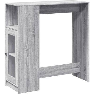 vidaXL Grijze Sonoma Keukentafel / Eetkamertafel - 101x40x103.5 cm vidaXL Grijze Sonoma Keukentafel / Eetkamertafel - 101x40x103.5 cm
