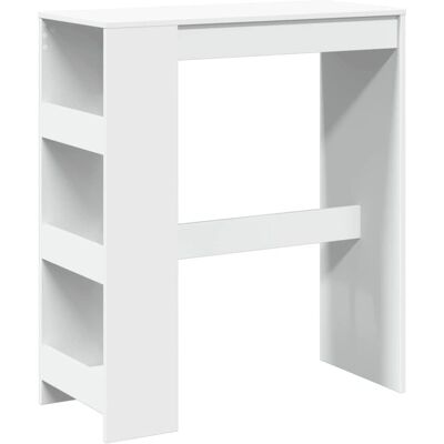 vidaXL Hoge tafel met rekken - 90x40x103,5 cm - Bartafel vidaXL Hoge tafel met rekken - 90x40x103,5 cm - Bartafel