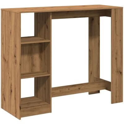 Table de Cuisine/Salle à Manger vidaXL avec Rangement - Bois Ingénierie Durable - 854399 - Publicité Table de Cuisine/Salle à Manger vidaXL avec Rangement - Bois Ingénierie Durable - 854399 - Publicité