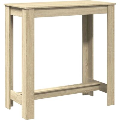 vidaXL Sonoma Oak Bar Table - Engineered Wood vidaXL Sonoma Oak Bar Table - Engineered Wood