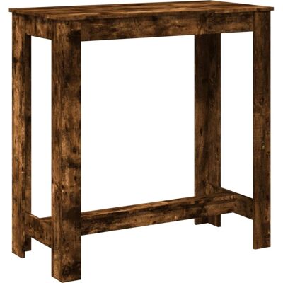 vidaXL Rauch-Eiche Engineered Wood Bar Table - Bar Table vidaXL Rauch-Eiche Engineered Wood Bar Table - Bar Table