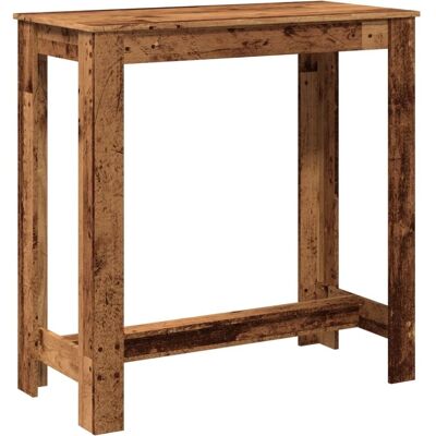 vidaXL Old Wood Bar Table 102x50x103.5 cm - Bar Table vidaXL Old Wood Bar Table 102x50x103.5 cm - Bar Table