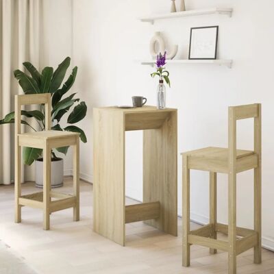 vidaXL Sonoma Eiche Bartisch - Küchenbar - 51x50x103.5 cm vidaXL Sonoma Eiche Bartisch - Küchenbar - 51x50x103.5 cm