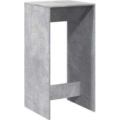 vidaXL Bar Tafel Grijs Beton - 102X50X103,5 cm - Spaanplaat vidaXL Bar Tafel Grijs Beton - 102X50X103,5 cm - Spaanplaat