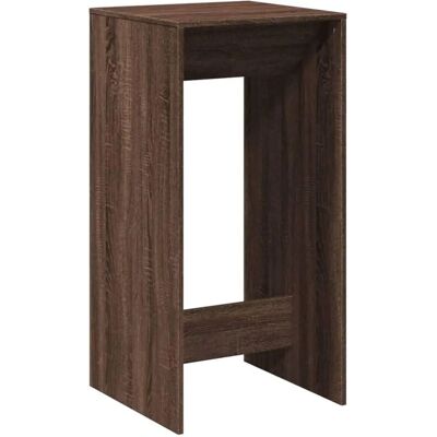vidaXL Braune Eiche Bar Tisch 102X50X103,5 Cm - Bartisch vidaXL Braune Eiche Bar Tisch 102X50X103,5 Cm - Bartisch