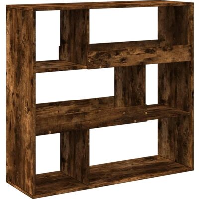 vidaXL Bücherregal - Rauch-Eiche - 100x33x94,5 cm - Raumteiler & Regal vidaXL Bücherregal - Rauch-Eiche - 100x33x94,5 cm - Raumteiler & Regal