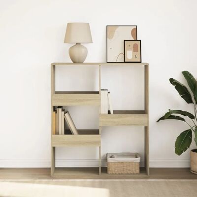 vidaXL Sonoma Eiche 100x33x115 cm Bücherregal - Raumteiler vidaXL Sonoma Eiche 100x33x115 cm Bücherregal - Raumteiler
