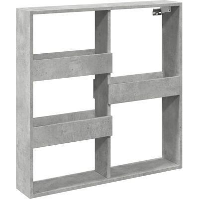 vidaXL Wandkast Beton Grijs 80x15x80 cm - Wandopbergmeubel vidaXL Wandkast Beton Grijs 80x15x80 cm - Wandopbergmeubel