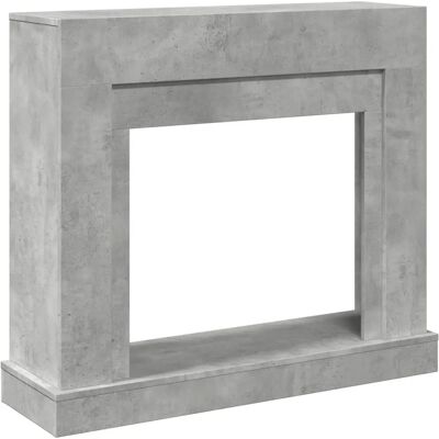 vidaXL Fireplace Surround Concrete Grey - Fireplace Surround vidaXL Fireplace Surround Concrete Grey - Fireplace Surround