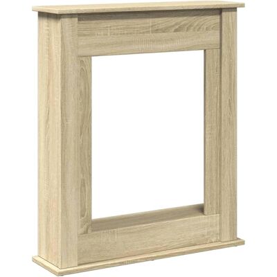 vidaXL Kaminumrandung Sonoma Eiche - Kaminumrandung - Holzwerkstoff vidaXL Kaminumrandung Sonoma Eiche - Kaminumrandung - Holzwerkstoff