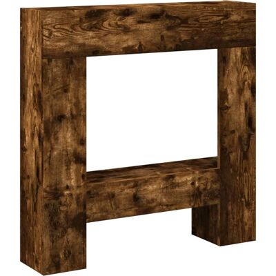 vidaXL Fireplace Surround Smoked Oak - Fireplace Surround - Old Wood - Engineered Wood vidaXL Fireplace Surround Smoked Oak - Fireplace Surround - Old Wood - Engineered Wood