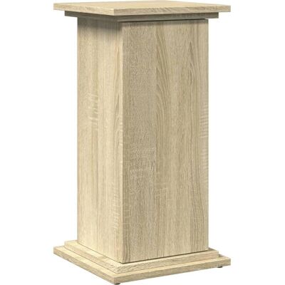 vidaXL Pedestal with Storage Sonoma oak - Display Stand with Storage vidaXL Pedestal with Storage Sonoma oak - Display Stand with Storage
