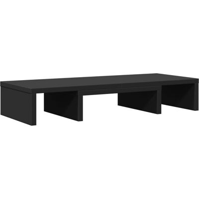 support d'écran ajustable vidaXL noir - Support pour moniteur en bois d'ingénierie - Publicité support d'écran ajustable vidaXL noir - Support pour moniteur en bois d'ingénierie - Publicité