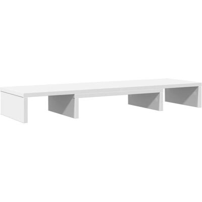 Support Moniteur VidaXL Blanc Réglable - Support Moniteur - Publicité Support Moniteur VidaXL Blanc Réglable - Support Moniteur - Publicité