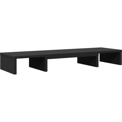 vidaXL Monitor Stand Riser Adjustable Black - Monitor Stand Riser vidaXL Monitor Stand Riser Adjustable Black - Monitor Stand Riser