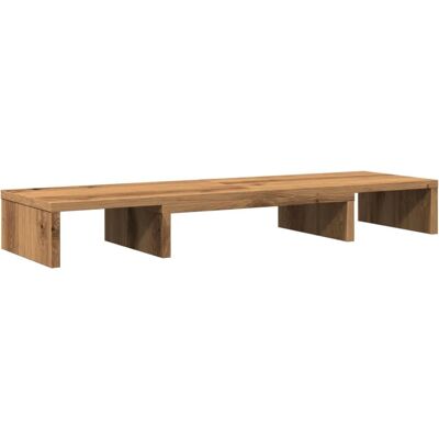 Support Moniteur Chêne vidaXL - Réglable & Durable - Bois d'Ingénierie - Publicité Support Moniteur Chêne vidaXL - Réglable & Durable - Bois d'Ingénierie - Publicité